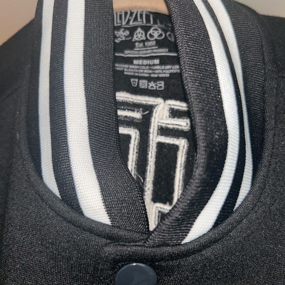 Led Zeppelin Embroidered Varsity Jacket - Picture 4 of 7